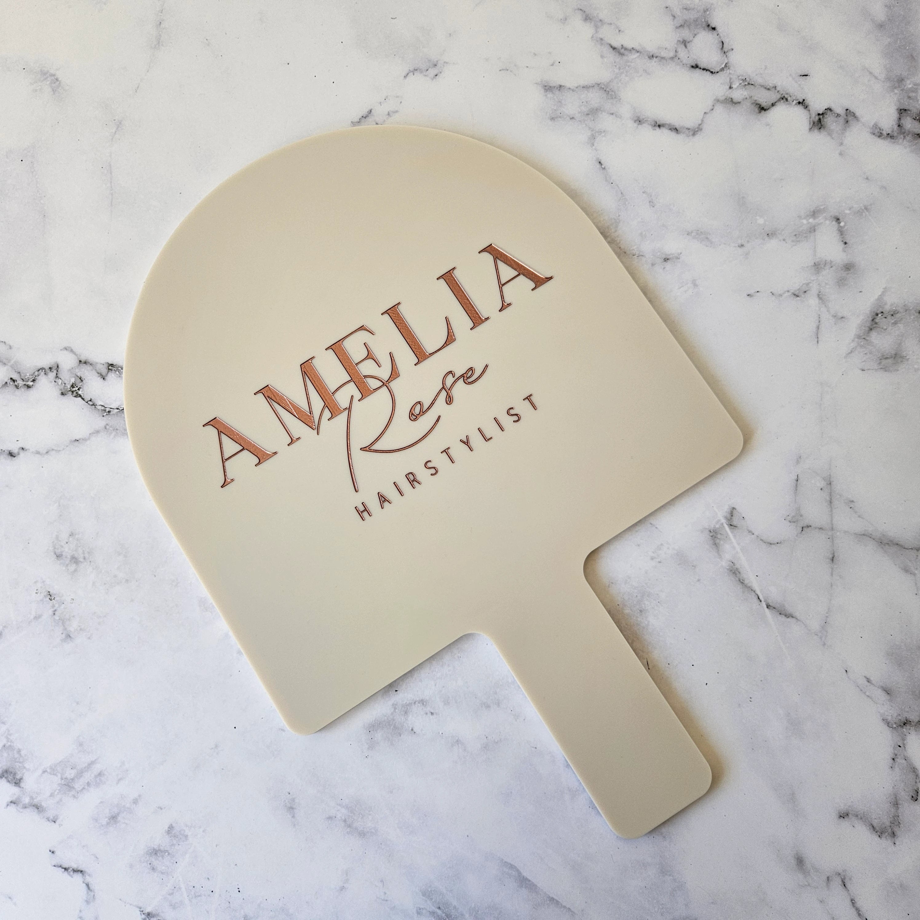 Custom Handheld Mirror | Extra Large Arch