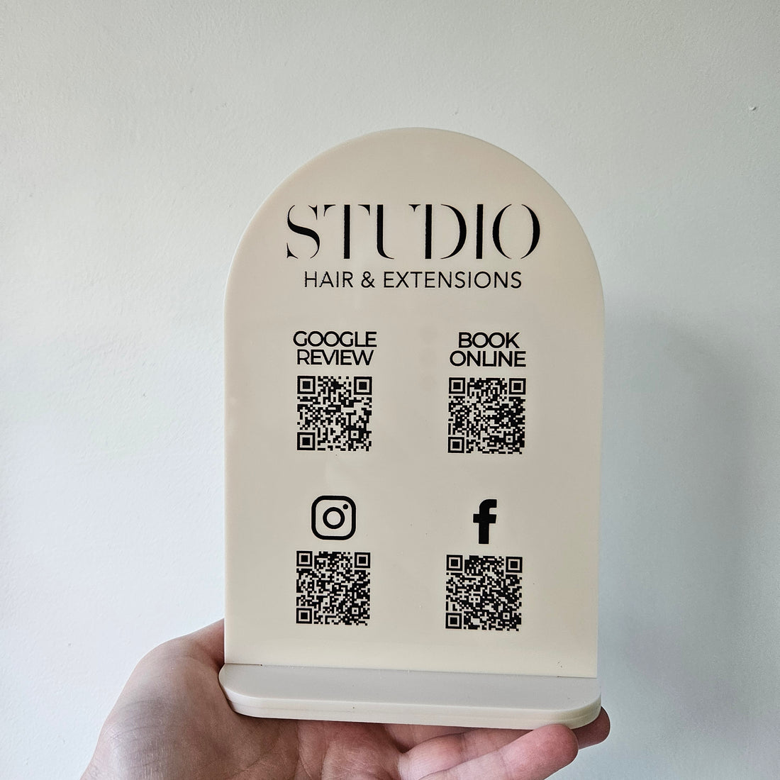 QR Code Sign - Mini Arch