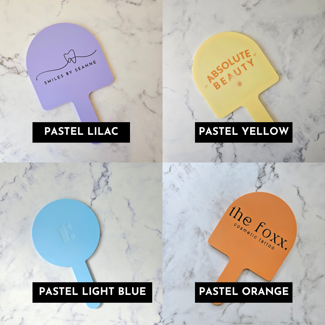 Custom Handheld Mirror | Round