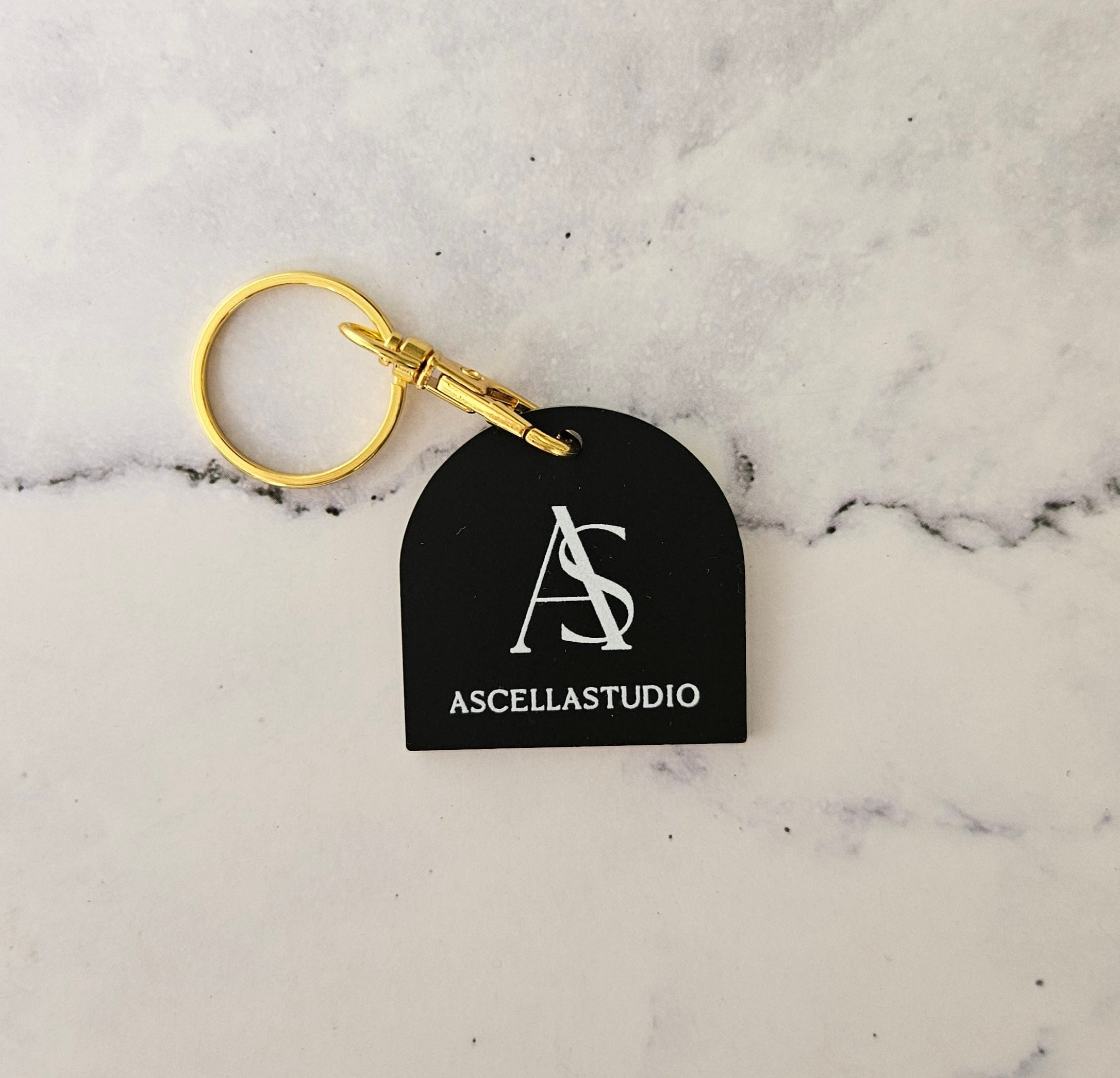 QR Code Keyring | Arch