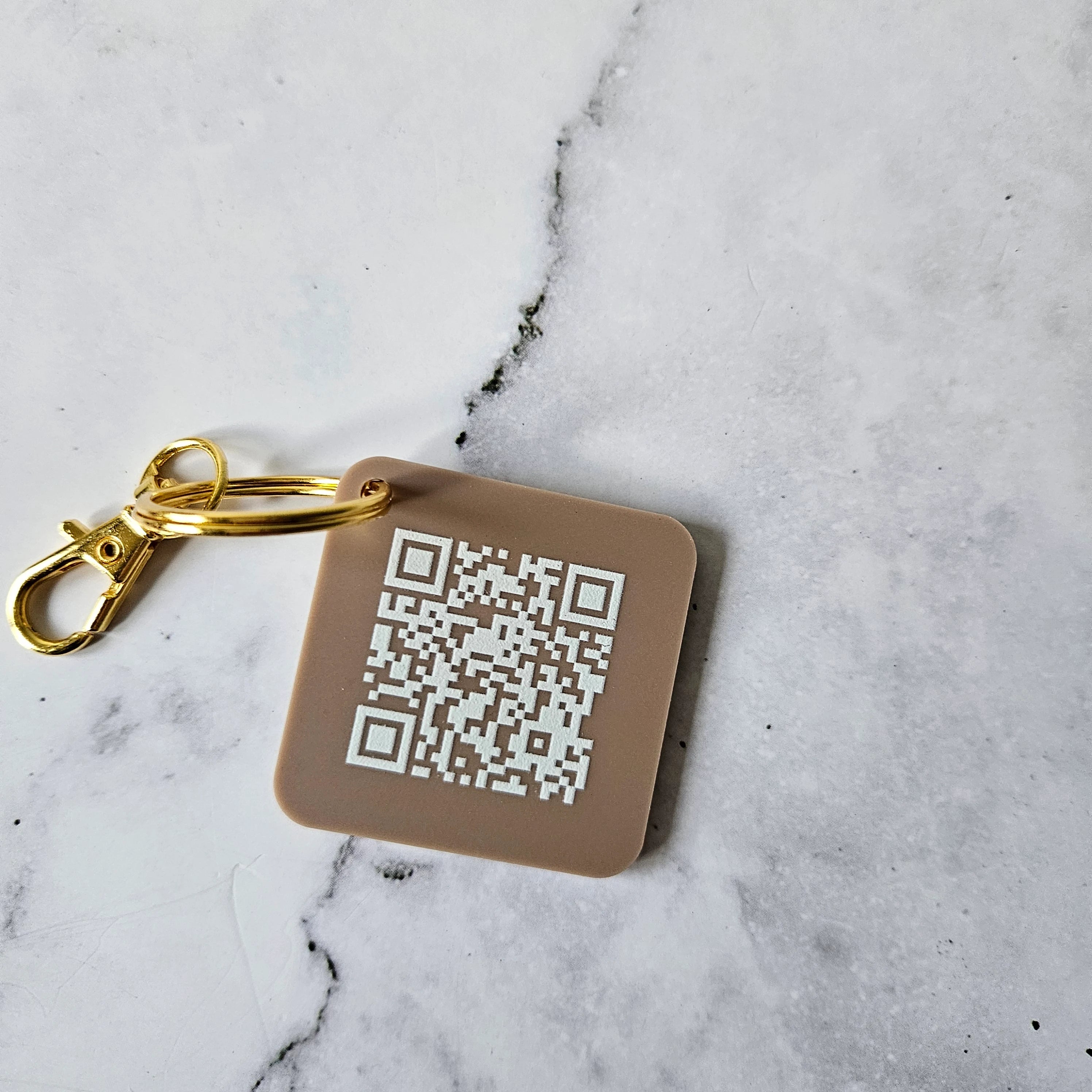 QR Code Keyring | Square