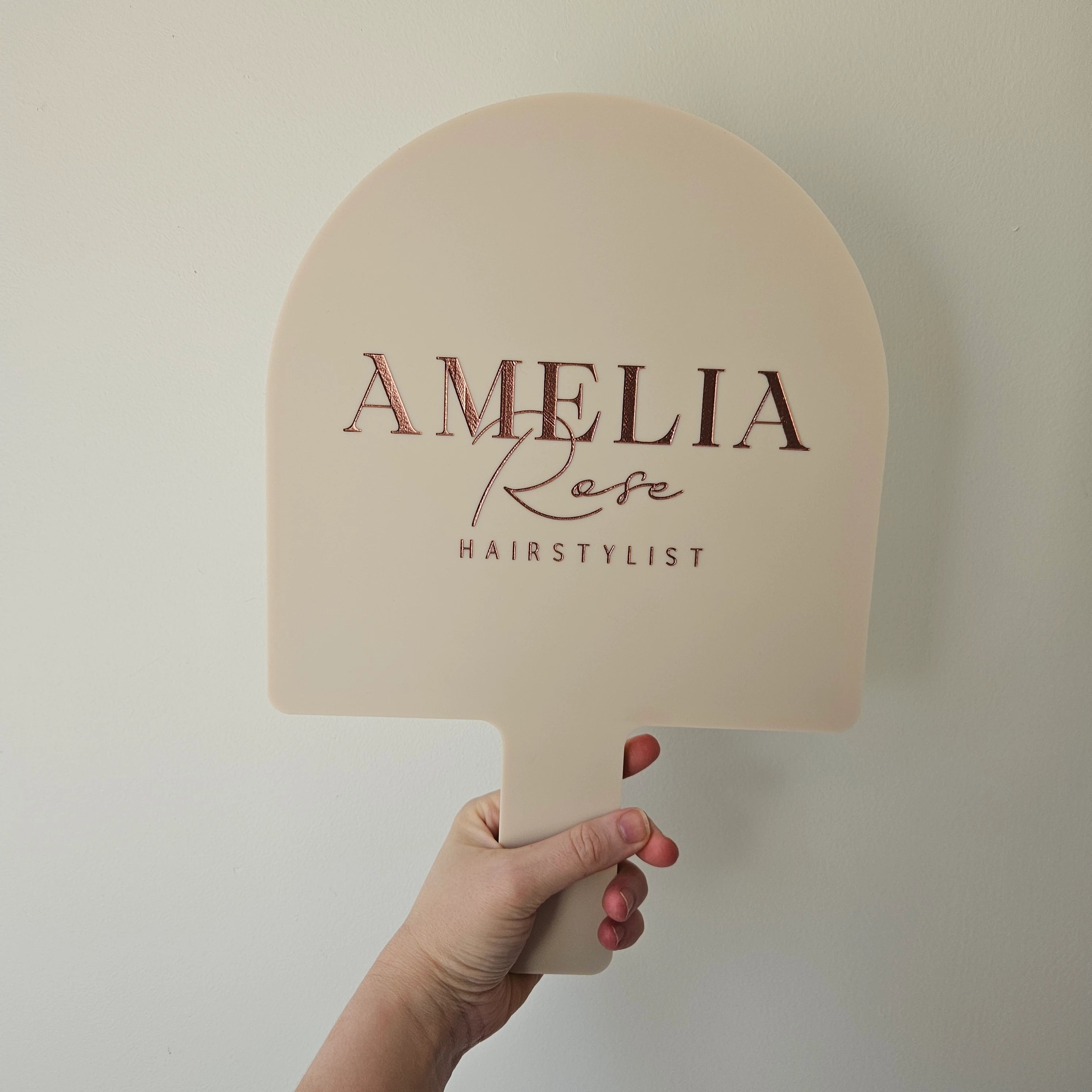 Custom Handheld Mirror | Extra Large Arch